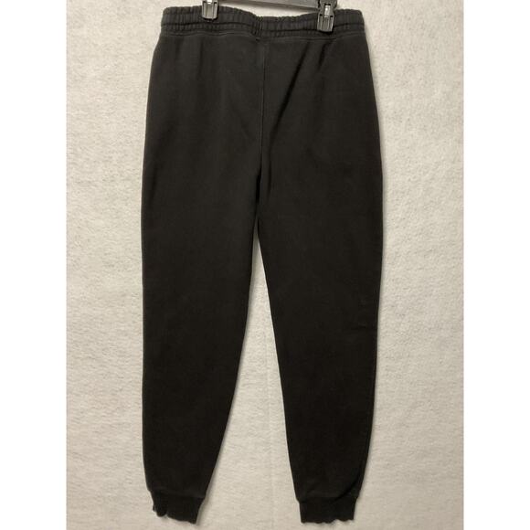 Timberland Pants Mens XL Black Fleece Joggers Sweatpants Spell Out Logo Graphic - Picture 7 of 7
